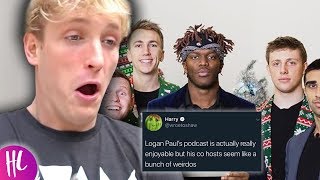 Sidemen amp Logan Pauls Team Attack Each Other On Social Media  Hollywoodlife [upl. by Kunin]