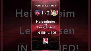 Highlights in ein Lied  Heidenheim vs Leverkusen football [upl. by Filippo]