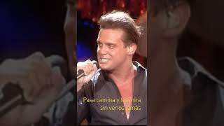 💔✨ quotAsí suena la bikina live Letra Luis Miguel luismiguelenvivo music trending trendingshort [upl. by Baudin]