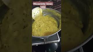 Masaaledar besans sabjitrending trend motivation food cooking 👨‍🍳🍲besansabji youtubeshortsyt [upl. by Maitilde]