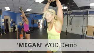 quotMEGANquot CrossFit WOD Demo  407 Rx [upl. by Laehcor688]