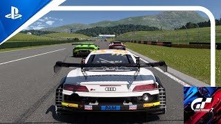 Gran Turismo 7  Daily Race B  Autodrome Lago Maggiore  East Reverse  Audi R8 LMS Evo [upl. by Atekram961]