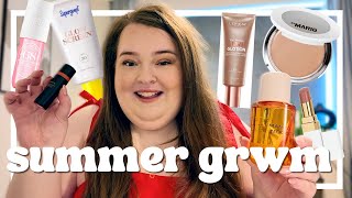 SUMMER BEAUTY FAVES  grwm with my heat proof make up  2024 [upl. by Selby416]