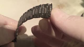 How I clean my Casio A158W watch metal band [upl. by Julienne]