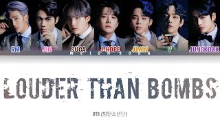 BTS ‘Louder Than Bombs’ Color Coded LyricsHANROMENGINA가사 [upl. by Barboza281]