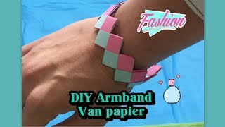 💕 💎 DIY Origami ARMBAND knutselen MET PAPIER easy  Knutselen met papier Nederlands [upl. by Eyllom225]