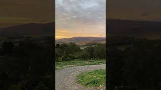 View of Dandenong Ranges at Sunset [upl. by Sucrad]