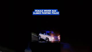 PIT Maneuver on Reckless Jeep Compass  Female driver has seance fighting police [upl. by Bega]