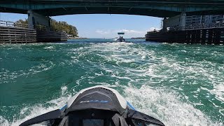 KEY LARGO TO HAULOVER INLET ON SEADOO 120 MILES [upl. by Dlarej577]