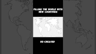 Filling the world with new countries  country From my tiktokMapper Geo [upl. by Nerland]