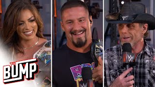 Shawn Michaels Mandy Rose and Bron Breakker join WWE’s The Bump WWEs The Bump July 13 2022 [upl. by Rofotsirk]