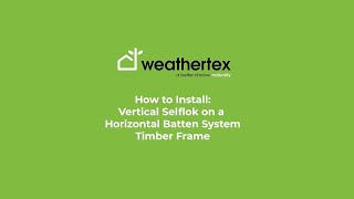 How To Install Vertical Selflok on a Horizontal Batten System Timber Frame [upl. by Iam]