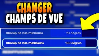 Comment Changer la FOVChamps de Vue sur Fortnite Chapitre 5 [upl. by Aihsikal]