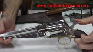 revolver avancarga remington new model army 1858 [upl. by Nwahsyt65]