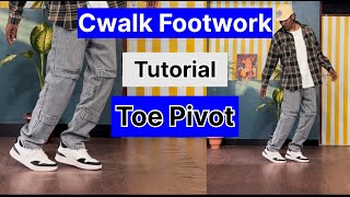 Easiest footwork in Cwalk  Cwalk tutorial  Toe Pivot cwalk cwalktutorial jddancetutorial [upl. by Baudelaire]