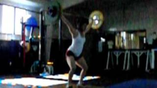 The Natalie Burgener Slow Motion Snatch CrossFit USD [upl. by Dunseath]