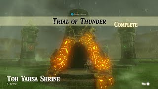 Zelda BOTW  89120 Trial of Thunder  Toh Yahsa Shrine Ridgeland Tower Region [upl. by Ayatnahs]