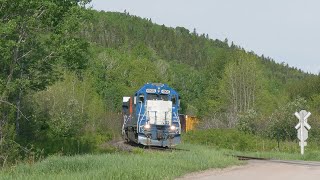 CN 556NB avec CN 4905 a ChambordQc 26 mai 2024 [upl. by Eesyak]