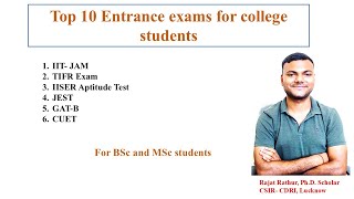 Top 10 entrance exam for college students [upl. by Ael]