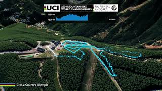 UCI MTB World Championships 2024  Andorra Pal Arinsal  CrossCountry Olympic XCO [upl. by Nylear461]