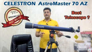 Celestron AstroMaster 70AZ the BEST Telescope celestron astromasters [upl. by Ael]