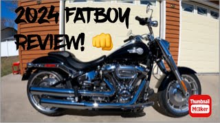 2024 Harley Davidson Fatboy Review [upl. by Yam]