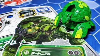 爆026 タートニアム 爆丸バトルプラネット Turtonium Bakugan Battle Planet [upl. by Lenora]