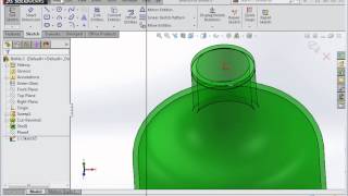 Creating Helixes in SolidWorks [upl. by Arracat]