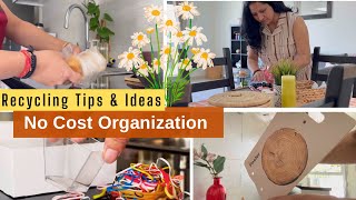 11 Ways to Repurpose the Everyday Items♻️  Zero Cost Home Organization Ideas  Abode Diaries [upl. by Anole732]