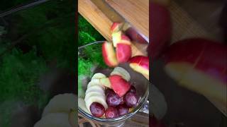 Mix Fruit Milkshake Recipe 😍  Nature Village Life 😋😋😋shorts [upl. by Alikat]