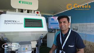 Cereals 2023  Saurabh Malhotra from Bühler talks us through the Sortex H Spectra Vision [upl. by Sandell]