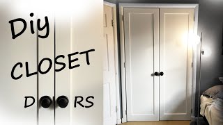 How to Build Shaker Style Closet Doors [upl. by Esiuole662]