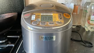 Zojirushi Rice Cooker NS YSQ10 [upl. by Claudetta415]