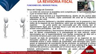 7 Funciones del Revisor Fiscal [upl. by Ealasaid290]