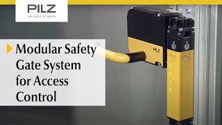 Modular Safety Gate System The Optimal Access Control System  Pilz [upl. by Kinsler]