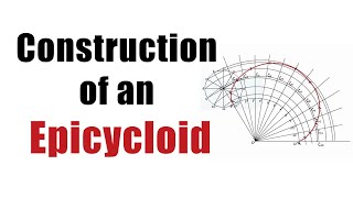 How to DRAW an EPICYCLOID CURVE Engineering Curves  Engineering Drawing [upl. by Bum]