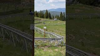 Breathtaker Alpine Coaster Going Down the Colorado Rockies  Vail Colorado [upl. by Ringo]