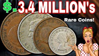 TOP 4 MOST VALUABLE UK PENNIES IN HISTORY PENNIES WORTH MONEY [upl. by Oilcareh]