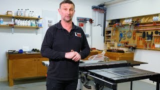 Axminster Trade AT254TS Table Saw Workstation  Product Overview [upl. by Odeen877]