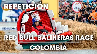 REPETICIÓN La carrera de carros sin motor más loca de Bogotá  Red Bull Balineras Race [upl. by Mesics]