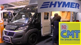 CMT Messe Stuttgart 2018 HYMER  HYMERCAR  Reisen im Original  mobile homes [upl. by Eidod]