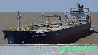 Crude Oil Tanker Ship quotCABO VÍRGENESquot CrudeOilTanker Ship quotCABO PILARquot BrownChannel  22102024 [upl. by Giah]