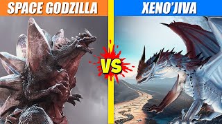 Space Godzilla vs XenoJiva  SPORE [upl. by Assyn]