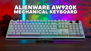 Alienware TriMode Wireless Gaming Keyboard  AW920K Unboxing and First Impressions [upl. by Neelrahc327]