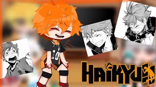 haikyuu react to hinata  🇺🇸🇺🇦хайкюу реагують на хінату [upl. by Halivah]