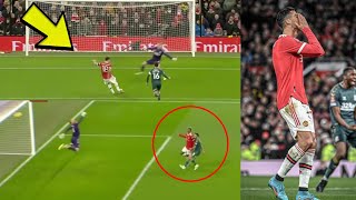 Bruno Fernandes miss Rashford and Ronaldo see what Manchester United vs MiddlesbroughElanga [upl. by Lusa]