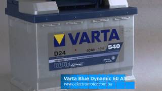 Аккумулятор Varta 60 Ah  Blue dynamic [upl. by Sidra]