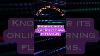 BusinessQuiz 12  Who is This Coaching Sector Leader 🎯📖 BusinessTrivia Stocks stockmarketquiz [upl. by Nytsyrk]