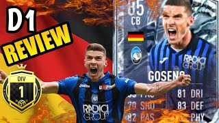 FIFA 21 GOSENS FUT FREEZE PLAYER REVIEW TESTED IN DIVISION 1 [upl. by Raji662]