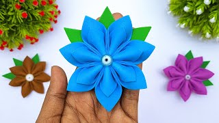 🌸 Foam Sheet Flowers Craft 🌸  Learn How To Make Rose Flowers  Foam Paper Rose  Paper Flower [upl. by Kele]